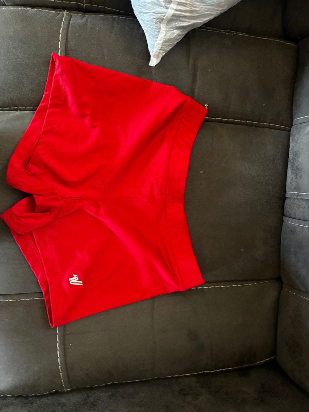 Red varsity cheer spandex